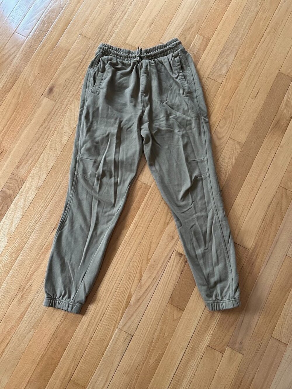 Gymshark Khaki Green Jogger Sweatpants - Drawstring - Size S